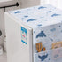 PEVA Refrigerator Dust-Proof Cover, Waterproof Top Cover with Storage Pockets for Home and Kitchen