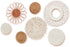 MeraMera Boho Wall Decor, Rattan Flower Wall Decor,Nursery Wall Decor,Nursery Decor Set of