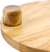 Wooden Plant Stands, 10 Inch Diameter Round Wooden Risers, Pedestal Stools for Plants