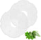 Flexzion 12 Inch Dehydrator Tray Liners, Reusable Non-Stick Plastic Mesh Screen Dryer Sheets, 2 Pack