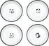 Cute Cartoon Dog Ceramic Seasoning Dishes, Sauce Dish, 5'' Dipping Bowl for Kitchen