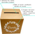 KALEFO Kraft Card Box, Wedding Favors Post Boxes, Cardboard Wedding Party Decor, Table Centerpiece