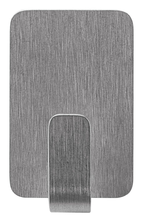 Command Small Stainless Steel Metal Hooks, 8 Hooks with 10 Command Strips, Holds up to 0.5 lb