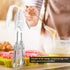 Egg Whisk, Manual Stainless Steel Hand Mixer with Double Wheel Design and Rotation Handle, White