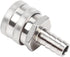 2 Pack 1/2" Barb Female Stainless Steel Quick Disconnect Fitting Connector for Homebrewing