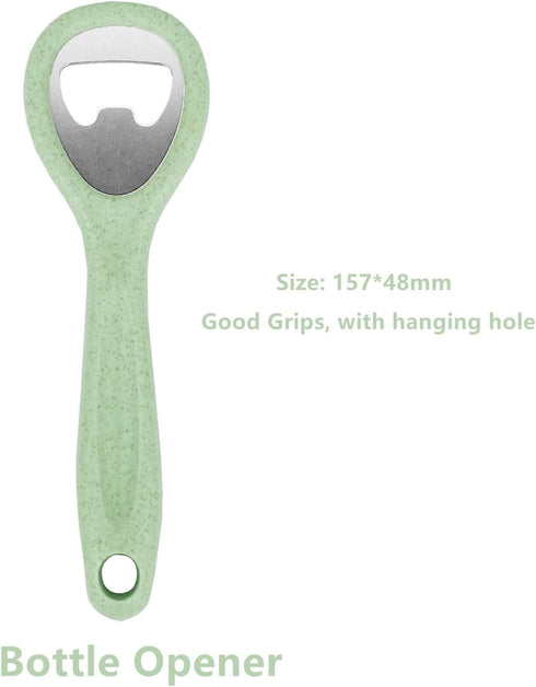 CARTINTS 5 In1 Camping Cutting Board Set, Plastic with Bottle Opener, Peeler, Knife, Serving Tray, Dishwasher Safe