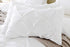 King Pillow Shams Set of 2, Pinch Pleated White Pillow Shams, 20x36, 100% Egyptian Cotton