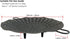 Korean Made Silicone Steamer Basket, 10" Size, Flexible Design Steamer Insert (Gray)