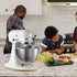 Sun3drucker Compatible Bamboo Mixer Slider for Kitchen Aid 4.5-5 Qt, Appliance Slider for Tilt Head Stand Mixer