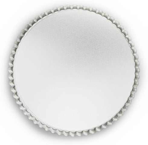 Fox Run Round Tartlet/Quiche Pan, 9.5-Inch, Tin-Plated Steel with Removable Bottom