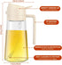 Reluhe 2Pack,Olive Cooking,2 1/16oz/470ml Oil Sprayer for in Glass Oil Spray Bottle,Bottle for Kitchen Gadgets,Air