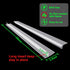 Silicone Stove Counter Gap Cover - Transparent 25" Long Kitchen Counter Gap Filler, Set of 2