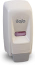 GOJO 800 Series Bag-in-Box Push-Style Lotion/Shower Soap Dispenser, White, for 800 mL Soap