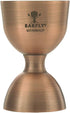 Barfly M37098ACP Heavy-Duty Straight Rim Bell Jigger, 25 ml x 50 ml, Antique Copper