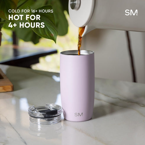 12oz, Simple Modern Voyager Tumbler with Flip Lid | Travel Coffee Mug | Insulated Stainless Steel Cold Brew Iced or Hot