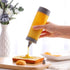 3 Pack 12 oz UPKOCH Inverted Condiment Squeeze Bottles, Upside Down Plastic Sauce Dispenser with Caps, Container