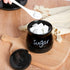 12 Porcelain Sugar Bowl with Lid and Spoon, Ounces Ceramic Sugar Storage Jar, Sugar Container for Home and Kitchen
