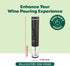 bella Automatic Electric Wine Opener and Corkscrew Remover with Foil Cutter, Battery Operated, Black