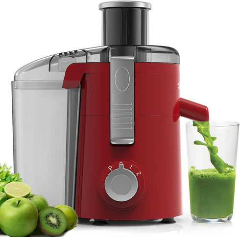 Juicer Machines, SiFENE Compact Centrifugal Juicer Extractor for Vegetable and Fruit, 3-Speed Setting
