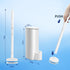 30 3-in-1 Set-2 2 30 2 Pack. Disposable Toilet Brush with Brush Heads, Toilet Cleaning System Ergonomic Toliet Wand