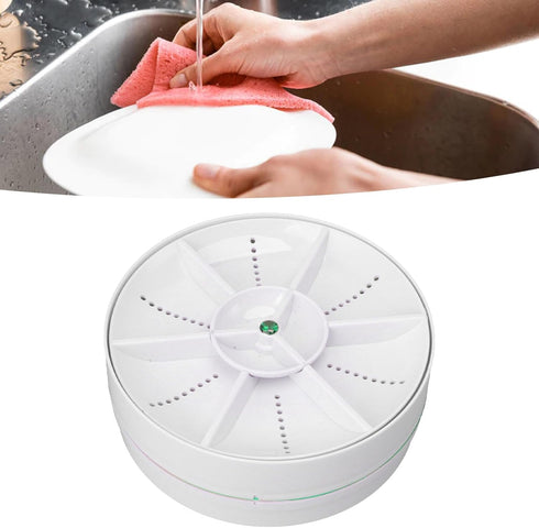 Ultrasonic USB Dishwasher for Fruit and Vegetables: Household Small Dishwasher for Home, Trip, Apartment, Green