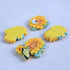 4 PCS Sunflower Resin Fridge Magnets for Refrigerator, Whiteboard, Office, Photo Cabinet, Bulletin Board Home Decoration