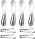 Spreader Knife Set, 8-Piece Cheese and Butter Spreaders, Mini Serving Tongs, Stainless Steel Multipurpose Knives