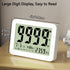 Digital Countdown Days Timer Clock, 9999 Days Count Down Timer with Strong Magnetic Back for Kitchen Cooking