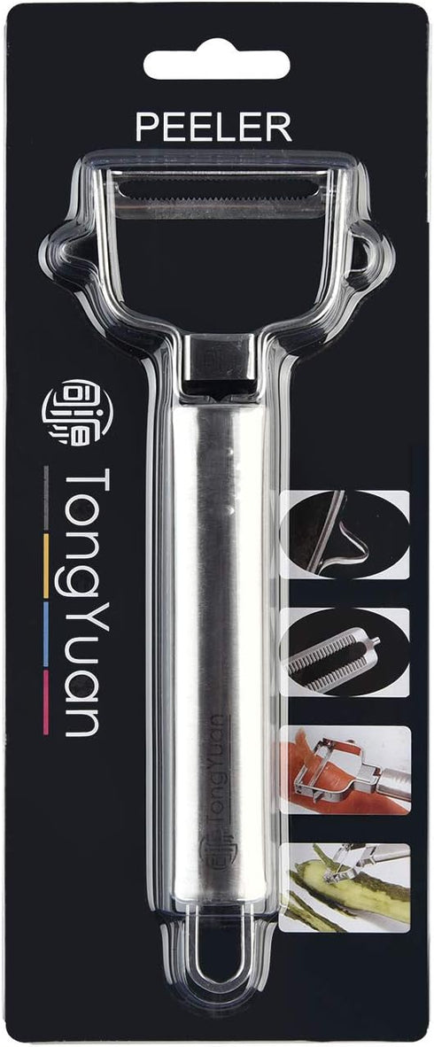 Fruits and Vegetables Peelers - Y Shape Swivel Potato Peeler, Stainless Steel Multifunctional Peeler