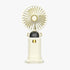 Portable Handheld Fan, 3-in-1 Small Neck/Desktop Fan, 90° Foldable, Aromatherapy Fan with LED, 5-Speed, 2400mAh (White)
