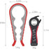 Jar Opener, 5 in 1 Multi Function Can Opener Kit with Silicone Handle, Easy to Use for Children, Elderly, Arthritis