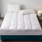 Sleep Mantra California King Adjustable Mattress Cover, White, Vinyl-Free 3D Air Fabric,