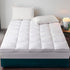 Sleep Mantra California King Adjustable Mattress Cover, White, Vinyl-Free 3D Air Fabric,