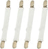 Bed Sheet Clips Straps (4 Pcs Adjustable Elastic Mattress Grippers, Straps Suspender Fasteners Holder)