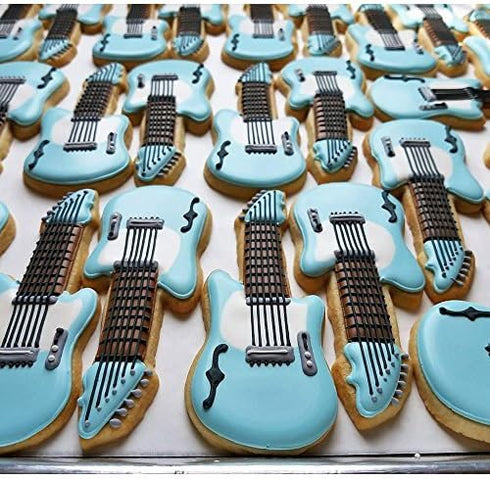 Electric Guitar Rock 'n Roll Cookie Cutter - 5.25" Made in USA by Ann Clark