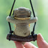 Swing Pug Car Hanging Ornament, Cute Resin Dog Figurines for Rearview Mirror Decoration