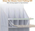 20 Closet 13 MISSLO Pairs Over the Door Shoe Organizer for Narrow Hanging Shoe Rack for Door Hanger Deep Pocket Door