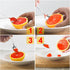 Grapefruit Utensils Set - 4pcs Stainless Steel Grapefruit Spoons and 1 Curved Knife with Serrated Edge for Citrus Fruits