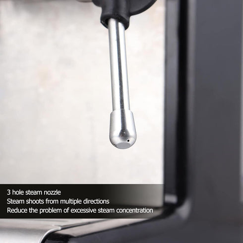 TOPINCN Coffee Machine Steam Nozzle, 3 Holes 304 Stainless Steel Accessories for CRM3605 Coffee Machine