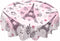 AOYEGO Eiffel Tower Pink Table Cloth Romantic Paris Ice Cream Coffee Star Shaped