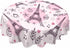 AOYEGO Eiffel Tower Pink Table Cloth Romantic Paris Ice Cream Coffee Star Shaped