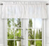 Ellis Curtain Stacey Sheer Balloon Valance, 60" x 15", White