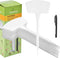 Yuanling Plant Labels, 60 Pack Large Plastic T-type Waterproof Garden Markers with Marker Pen