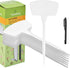 Yuanling Plant Labels, 60 Pack Large Plastic T-type Waterproof Garden Markers with Marker Pen