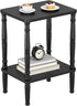 LUCKNOCK Small Side Table for Small Spaces, Vintage End Table, Narrow Couch