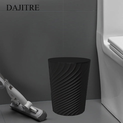 DAJITRE 1.8 Gallon Small Trash Can - Slim Profile Wastebasket Recycling Bin for Compact Spaces in Bathroom, Office,
