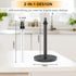 2 1 Countertop in Paper Towel Holder with Spray Bottle, Paper Towel Holder One-Handed Operation with Non Slip Weighted