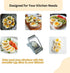 Annie & Mia Design Egg Slicer, Stainless Steel Wires Dishwasher Safe Aluminum Alloy Heavy Duty Multipurpose Cutter