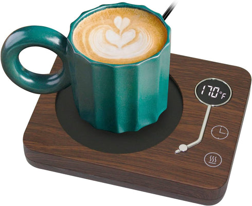 CEROBEAR Coffee Mug Warmer for Desk, 3 Temperature Control, Auto Shut Off for Coffee, Milk, Tea, Beverage