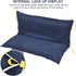 RJGKXE (60"W 40"D 4"T, Three Seat Swing Replacement Cushions Only Cover, Anti-Slip Tie Rope Design Bench Cushions Cover